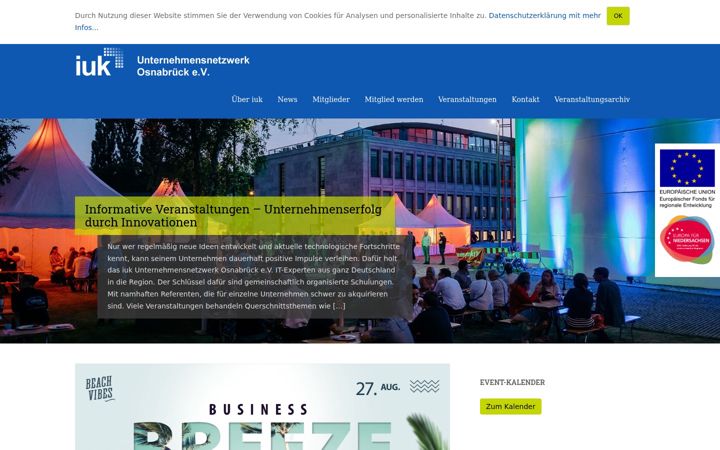 Screenshot of iukos.de