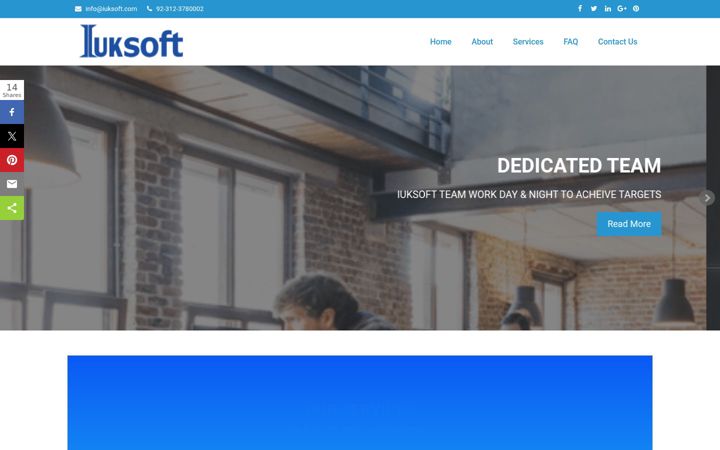 Screenshot of iuksoft.com