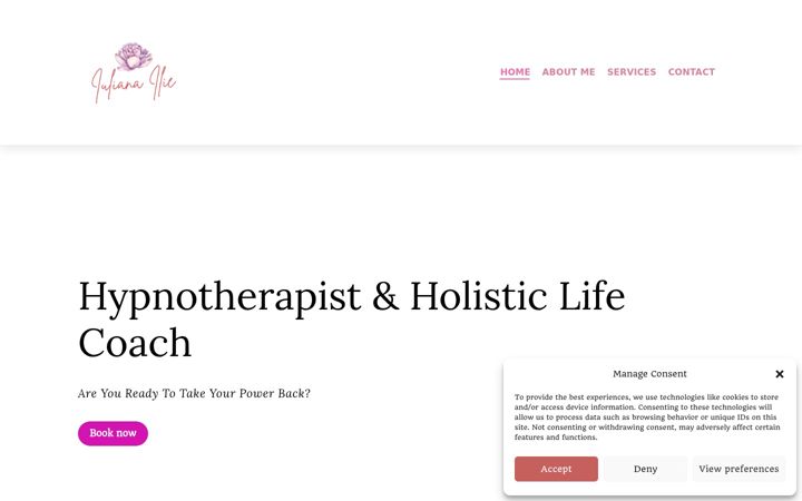 Screenshot of iuliana-ilie.com