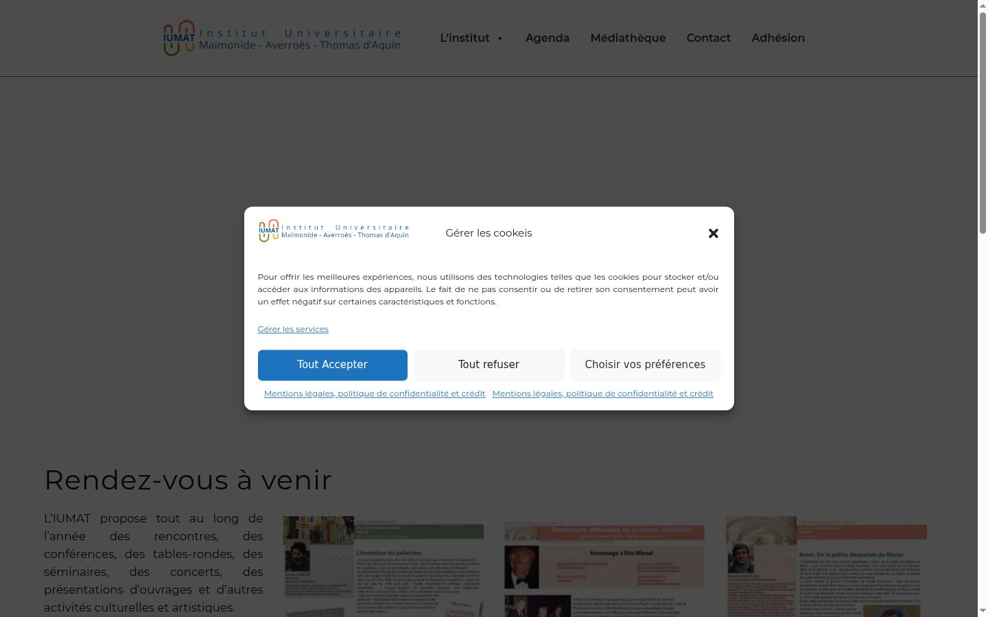 Screenshot tal-banner tal-kunsens muri qabel kwalunkwe interazzjoni