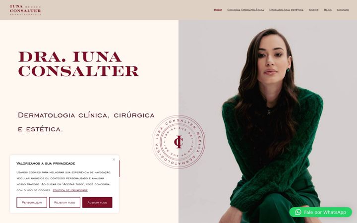 Screenshot of iunaconsalter.com.br