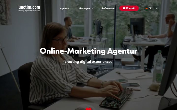 Екранна снимка на iunctim.com