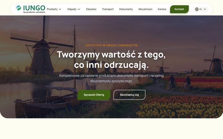 Posnetek zaslona iungo.com.pl