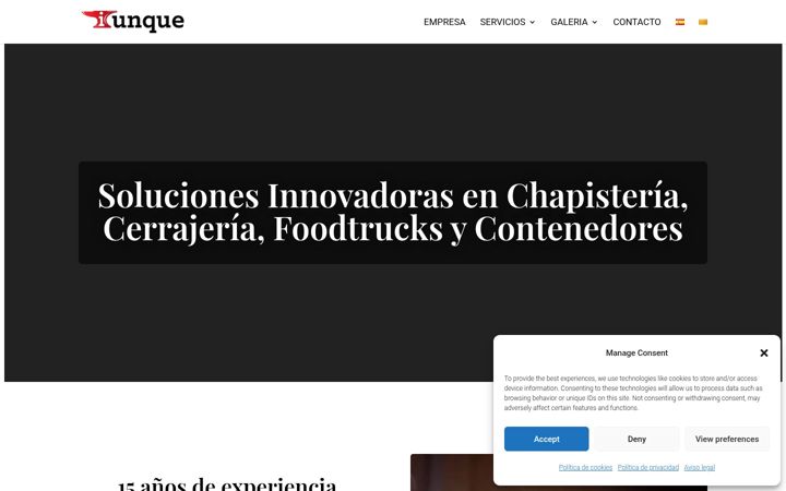Screenshot of iunque.com