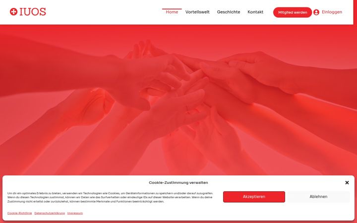 Screenshot of iuos.ch