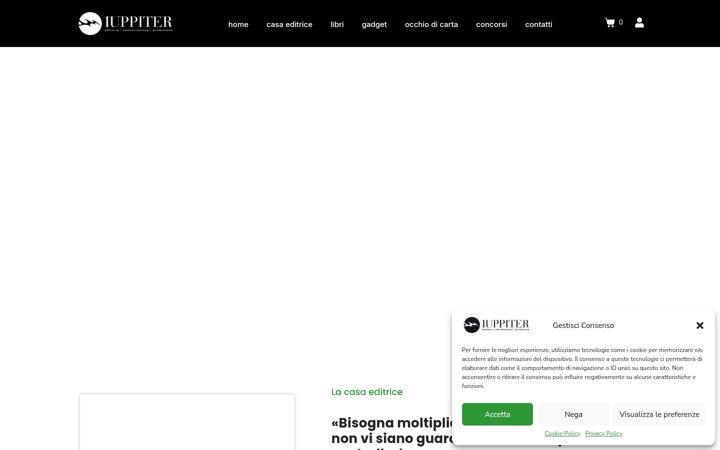 Screenshot of iuppiteredizioni.it