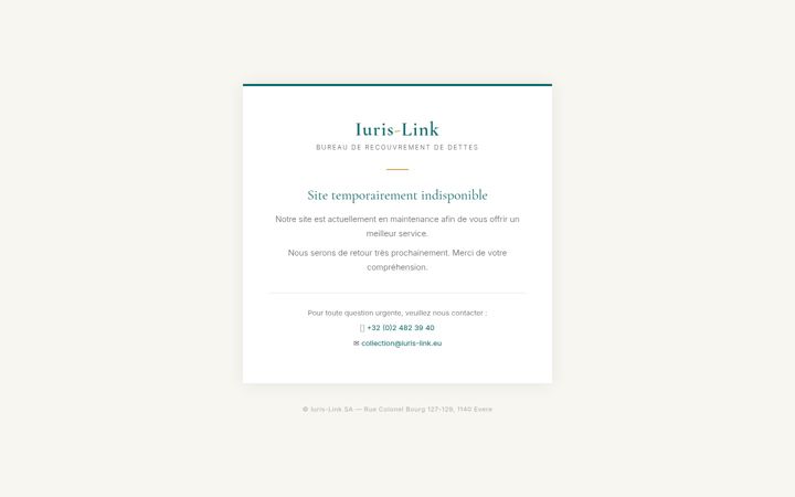 Screenshot of iuris-link.eu