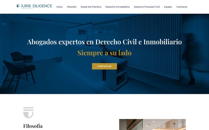 Screenshot of iurisdiligence.com