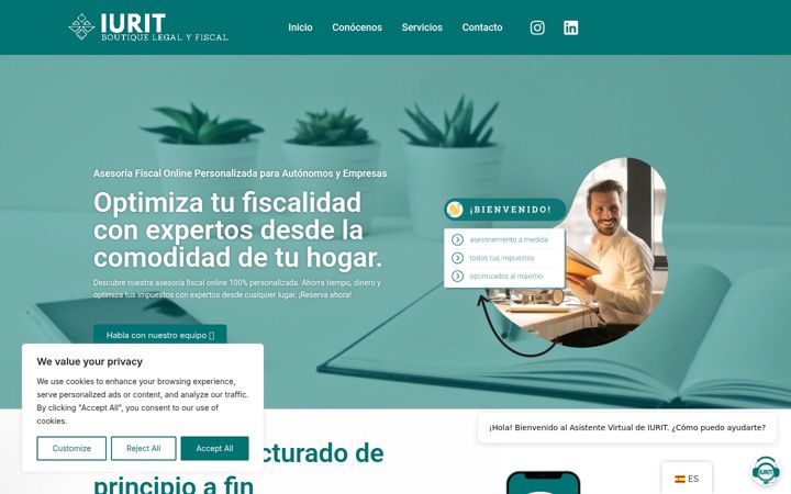 Screenshot of iuritcorp.com