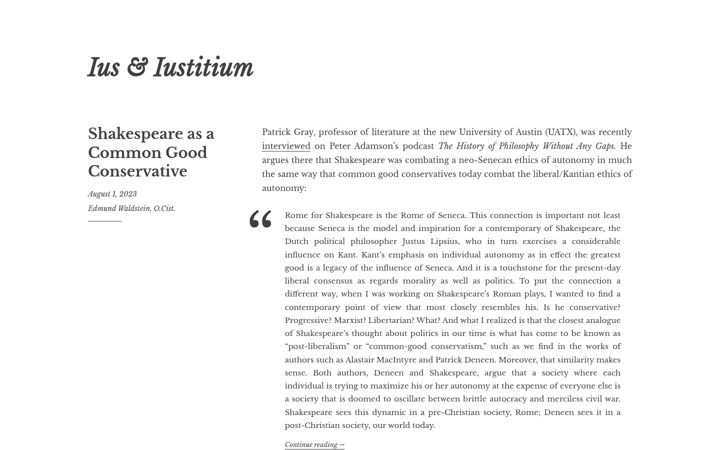 Screenshot of iusetiustitium.com