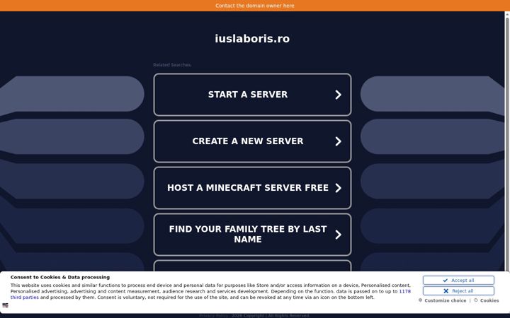 Screenshot of iuslaboris.ro