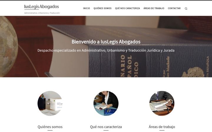 Screenshot of iuslegis.com