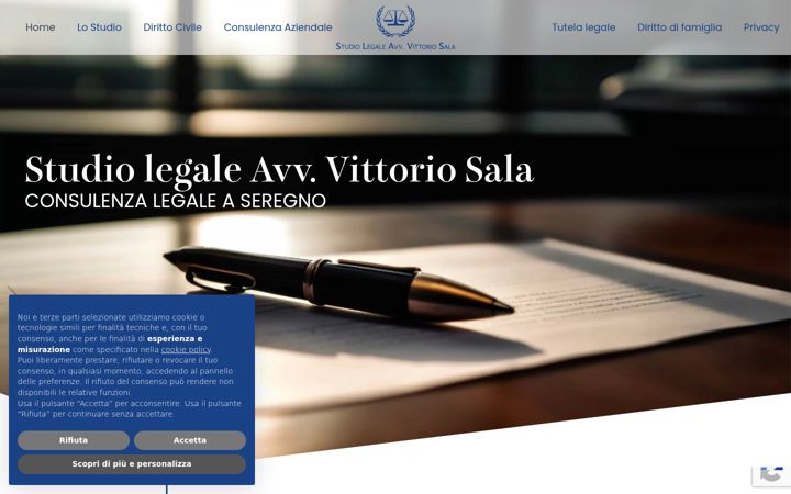 Screenshot of iussala.eu
