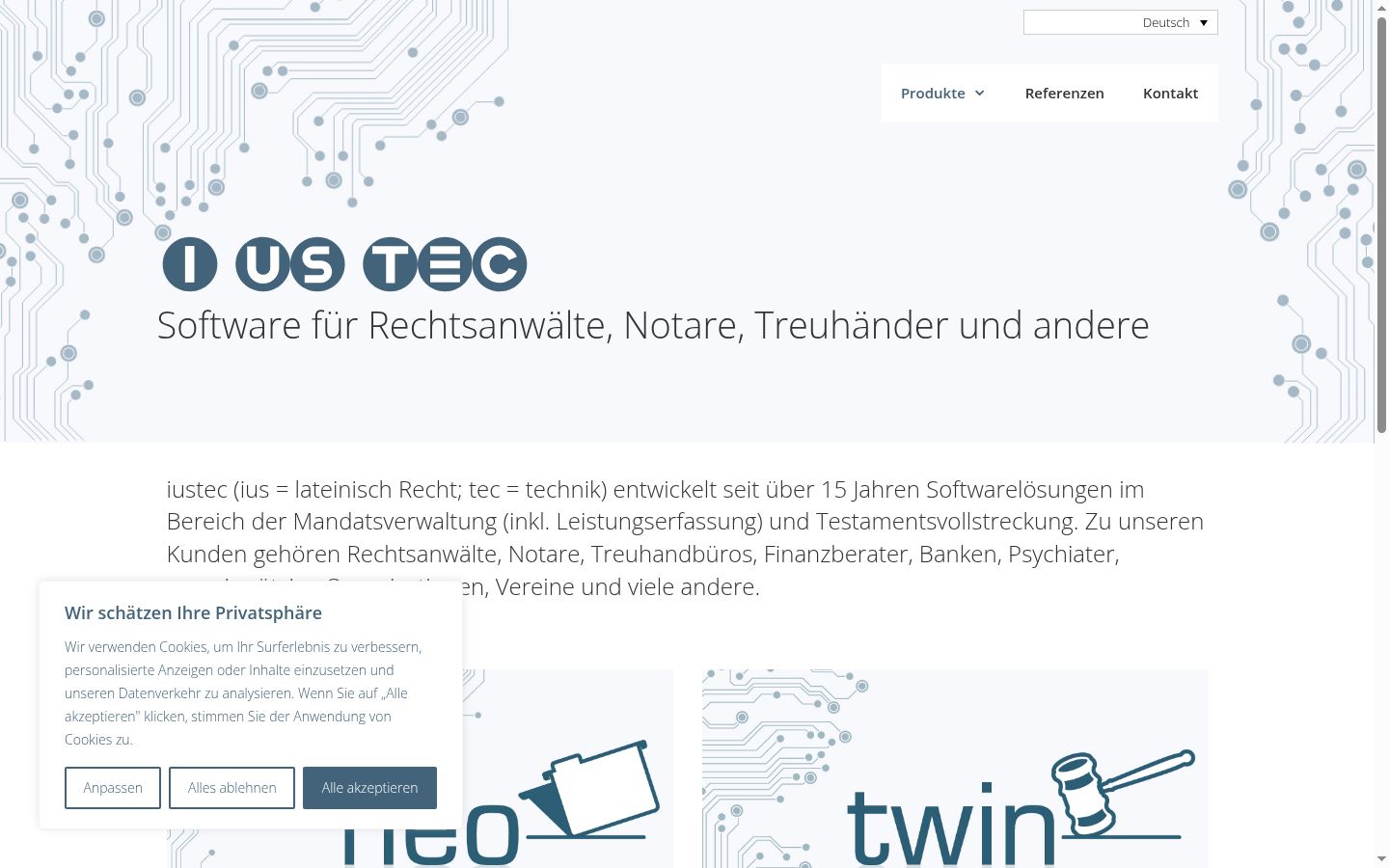 Screenshot tal-banner tal-kunsens muri qabel kwalunkwe interazzjoni