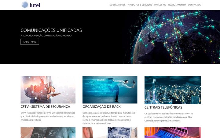 Screenshot of iutel.pt