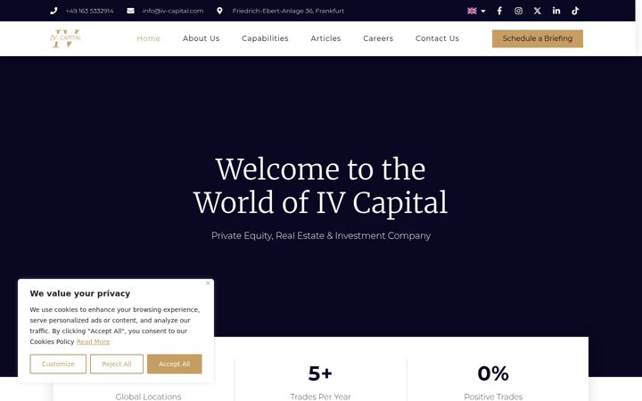 Screenshot of iv-capital.com