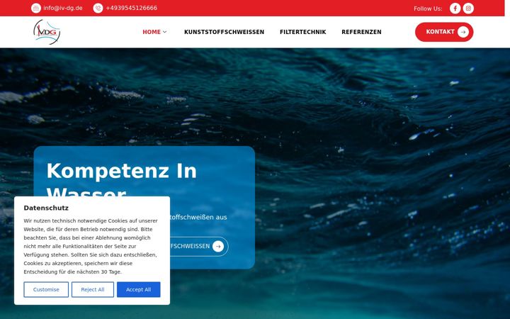 Screenshot of iv-dg.de