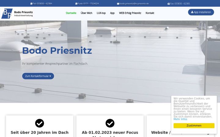 Screenshot of iv-priesnitz.de