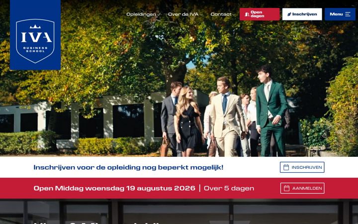 Screenshot of iva.nl