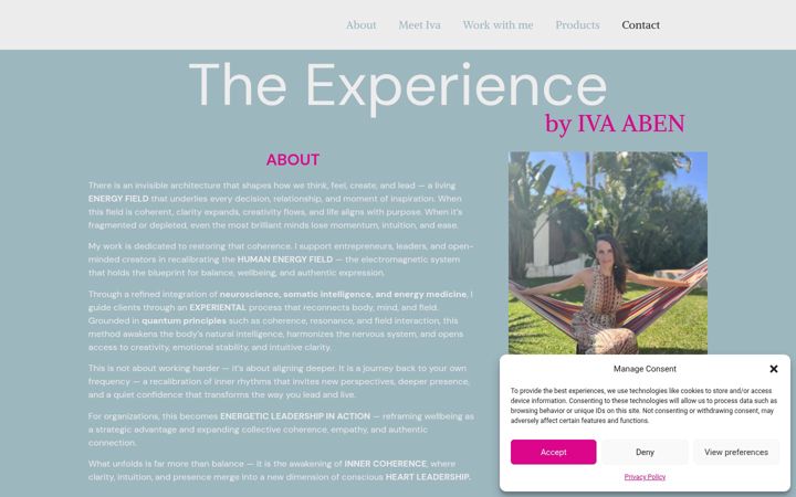 Screenshot of ivaaben.com