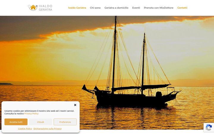 Screenshot of ivaldogeriatra.it