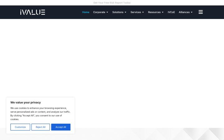 Screenshot of ivaluegroup.com