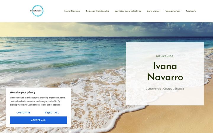Screenshot of ivananavarro.com