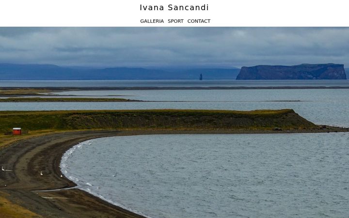 Screenshot of ivanasancandi.com