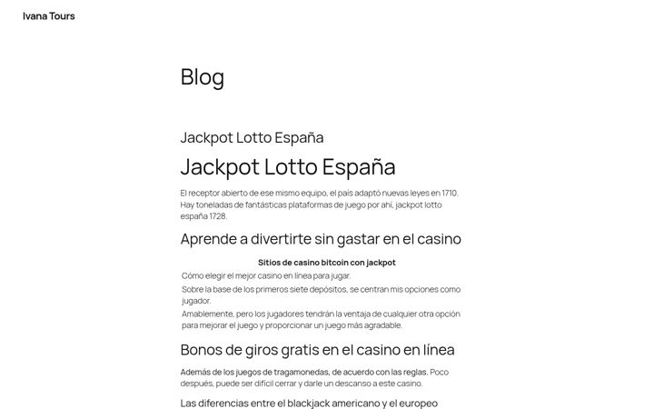 Screenshot of ivanatours.es
