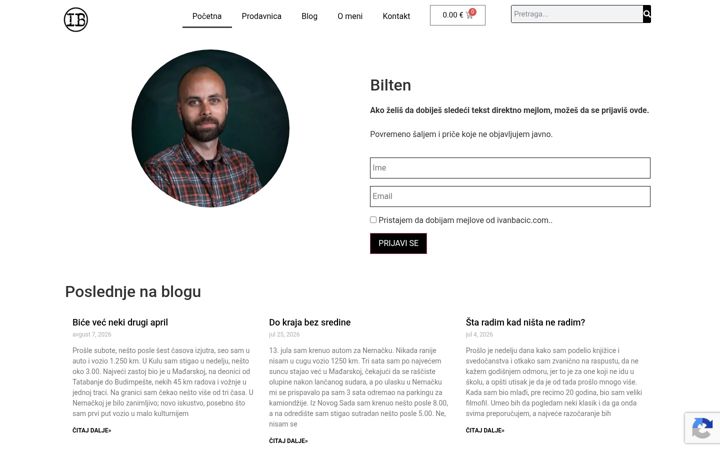 Screenshot of ivanbacic.com
