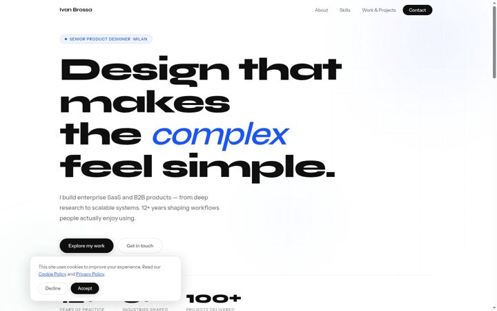 Screenshot of ivanbrossa.it