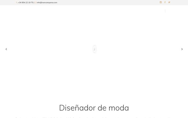 Screenshot of ivancampana.com