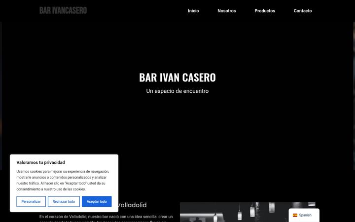 Screenshot of ivancasero-bar.es