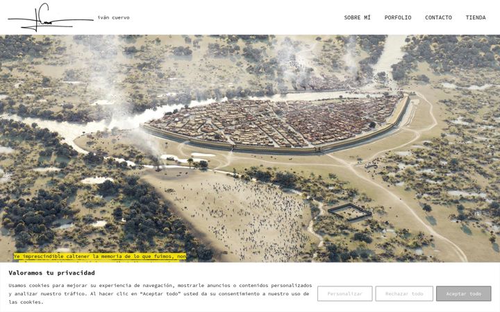 Screenshot of ivancuervo.com