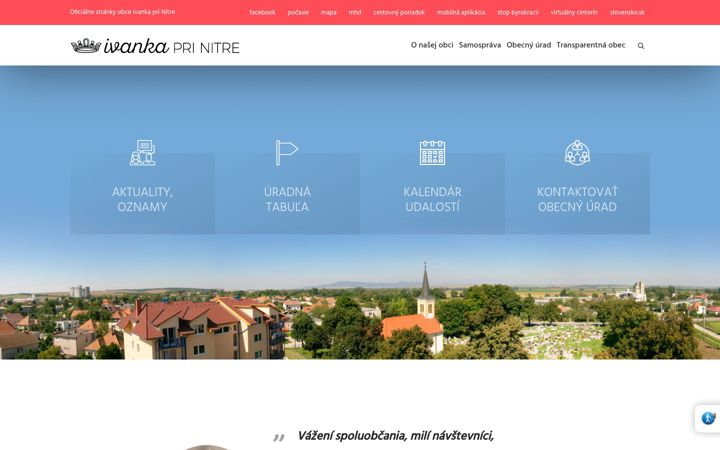 Screenshot di ivankaprinitre.sk