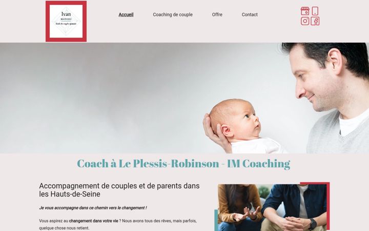 Screenshot of ivanmathieu.fr