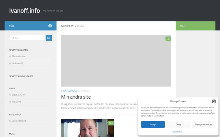 Screenshot of ivanoff.info