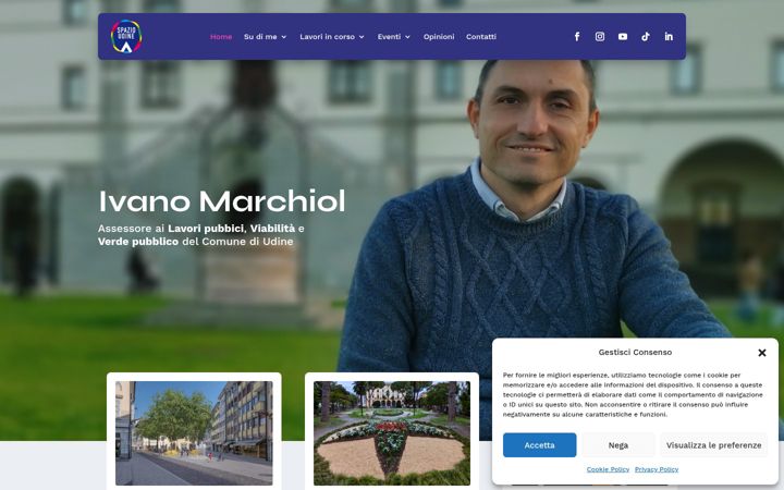 Screenshot of ivanomarchiol.it