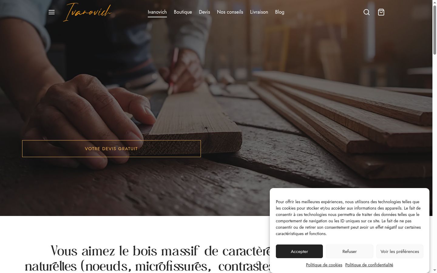 Screenshot van de toestemmingsbanner zoals getoond vóór enige interactie