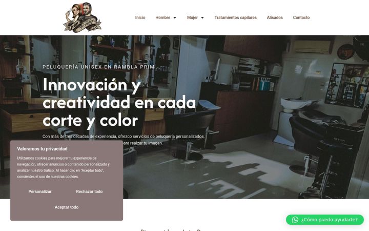 Screenshot of ivanperruquers.com