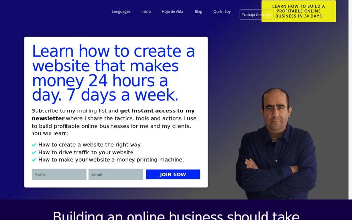 Screenshot of ivansosa.com
