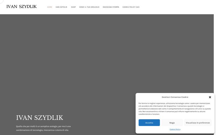 Screenshot of ivanszydlik.com