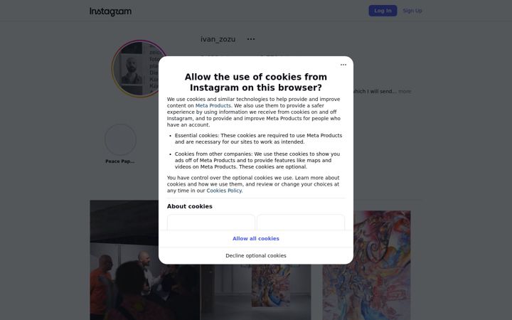 Screenshot of ivanzozulya.de