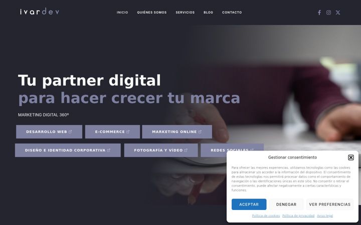 Screenshot of ivardev.es