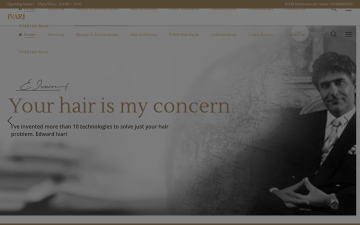 Screenshot of ivari.com