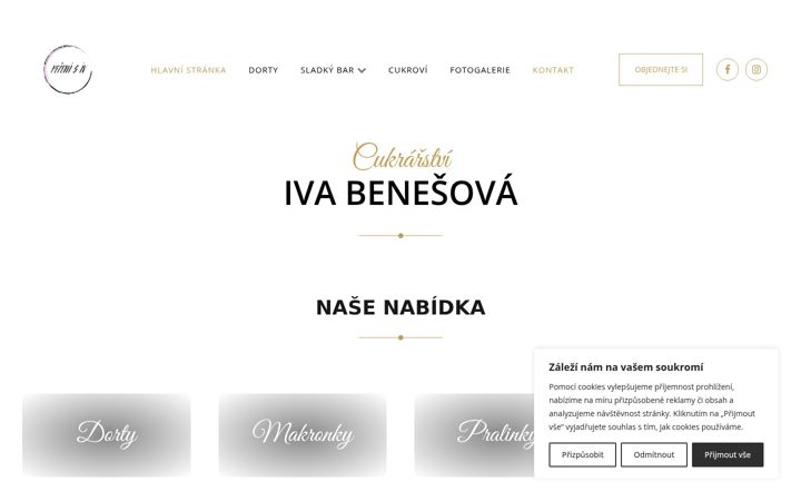 Screenshot di ivbenesova.cz