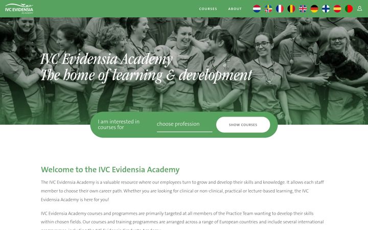 Screenshot of ivcevidensiaacademy.com