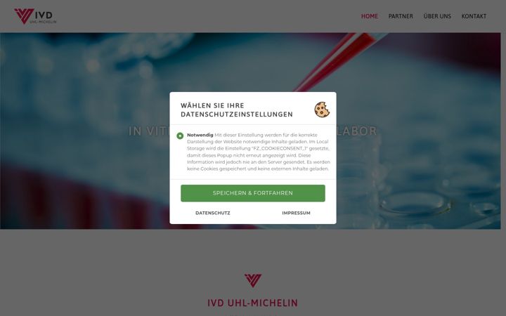 Screenshot of ivd.at