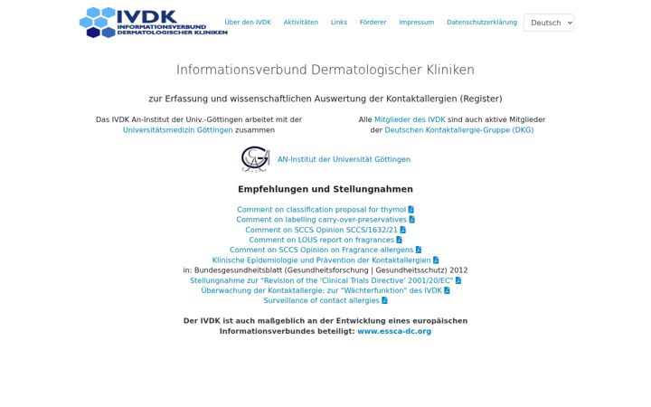 Screenshot of ivdk.org