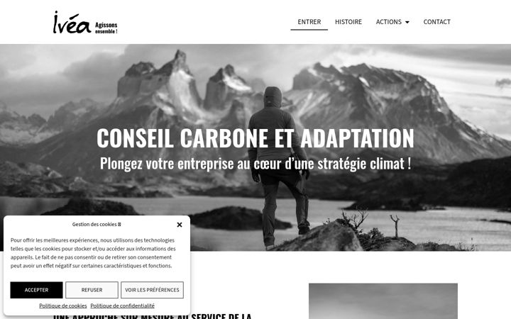 Screenshot of ivea-conseil.fr